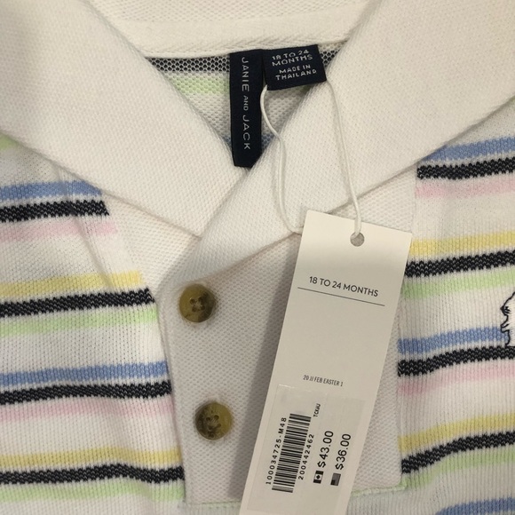 🐰 Janie & Jack Easter Sailor onesie - Picture 3 of 5